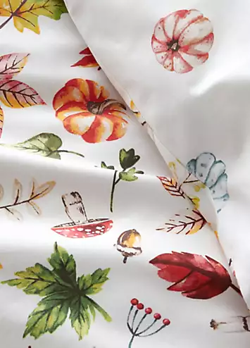 Catherine Lansfield Autumn Pumpkins Duvet Cover Set | Kaleidoscope