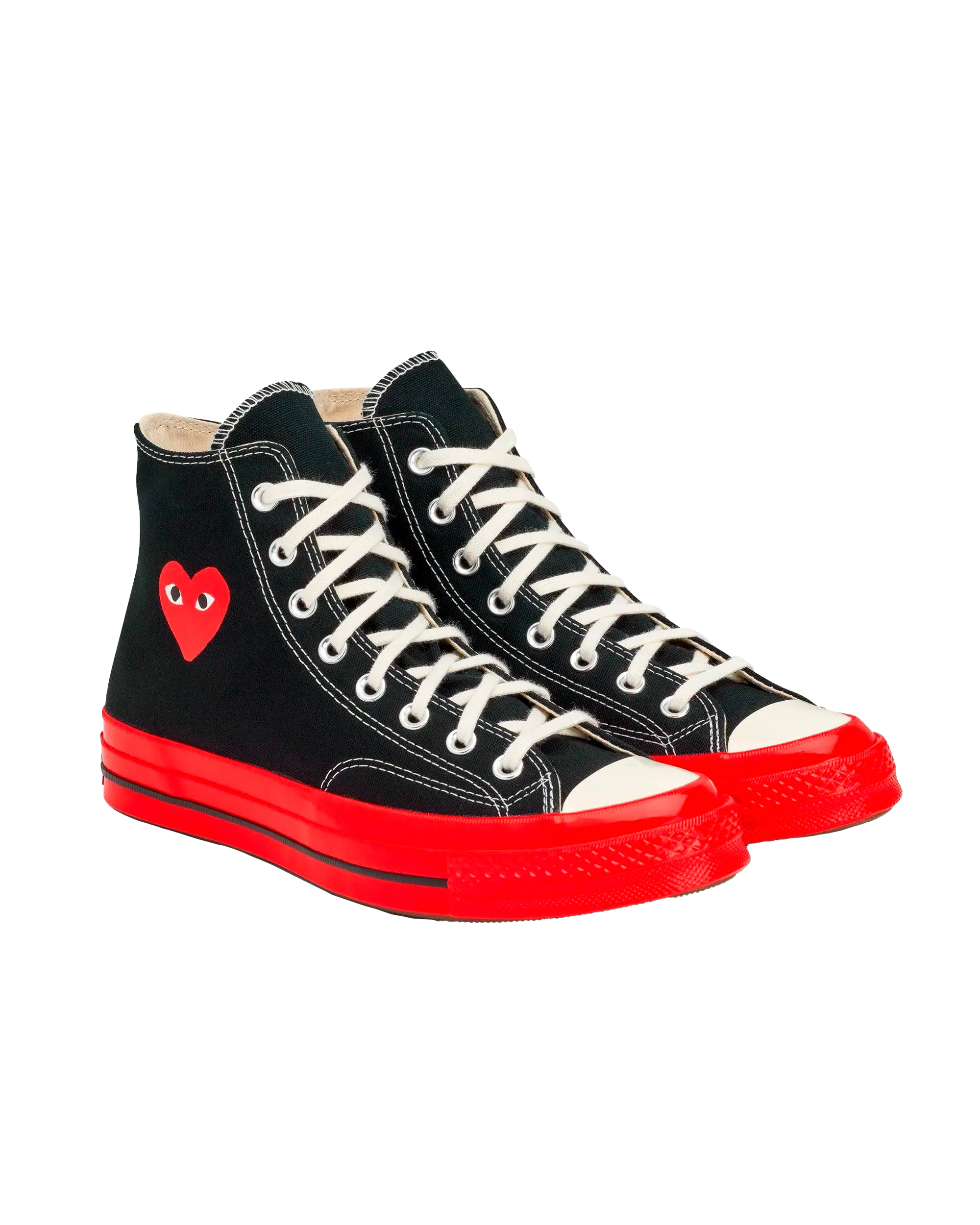 CHUCK TAYLOR RED SOLE HIGH TOP