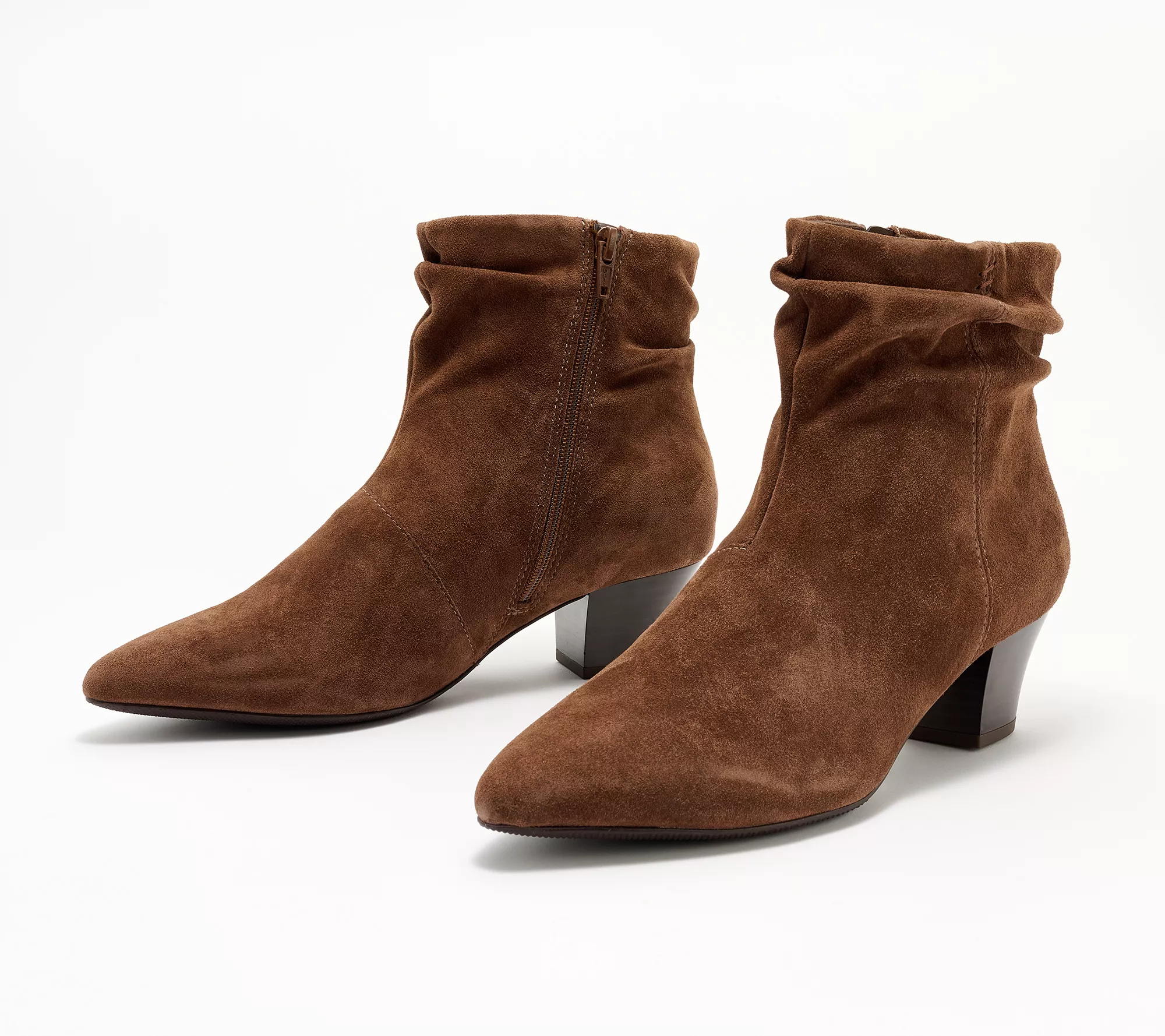 Clarks Collection Leather Heeled Ankle Boot - Teresa Skip