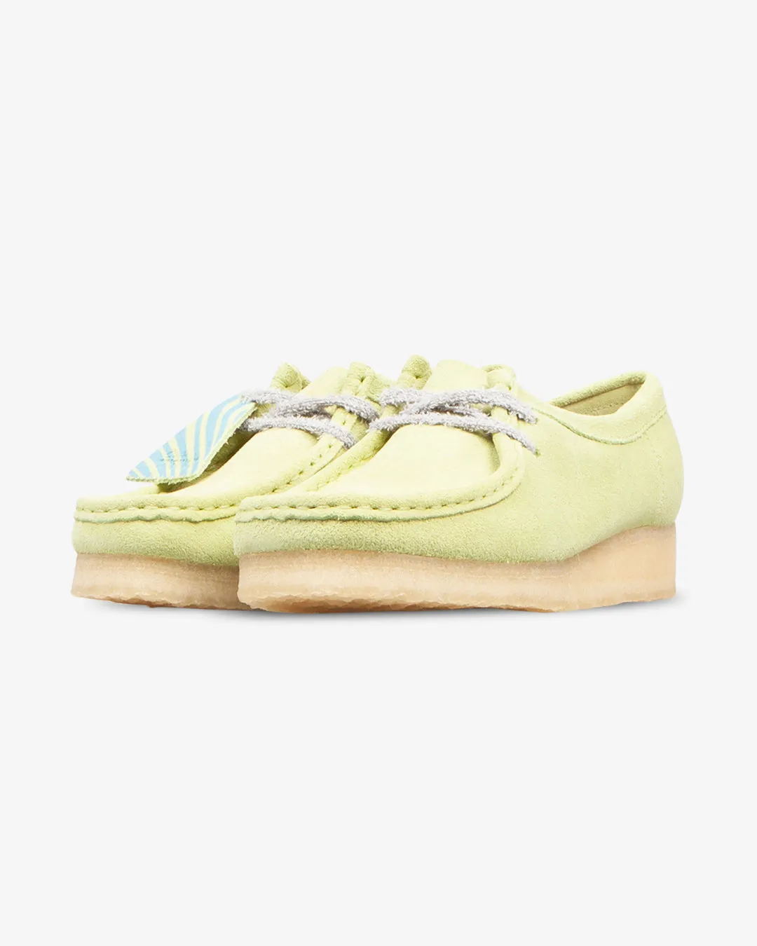 Clarks Originals Wallabee Pale Lime Suede