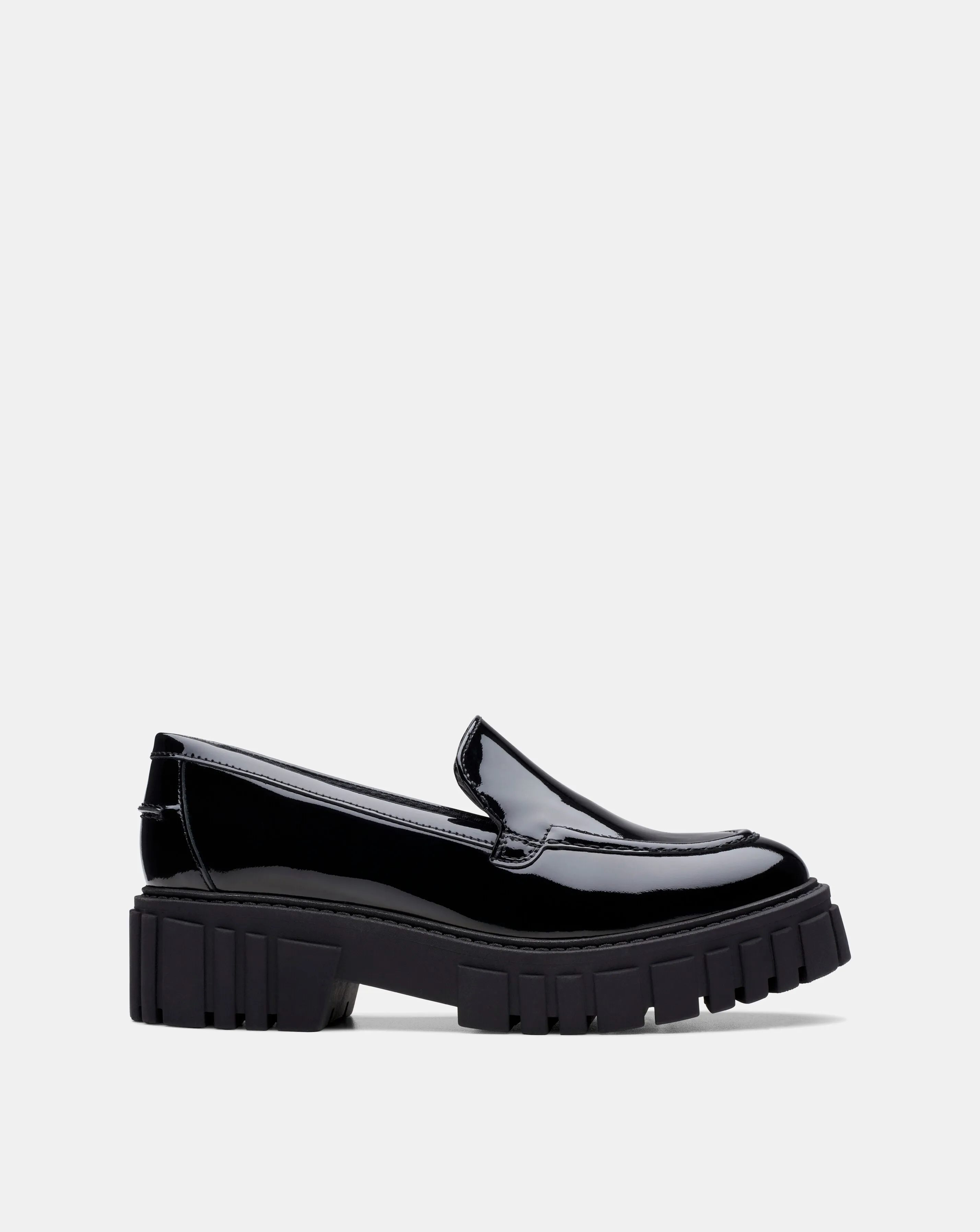 Clarks Page Patent Leather Loafer Standard Fit | Simply Be