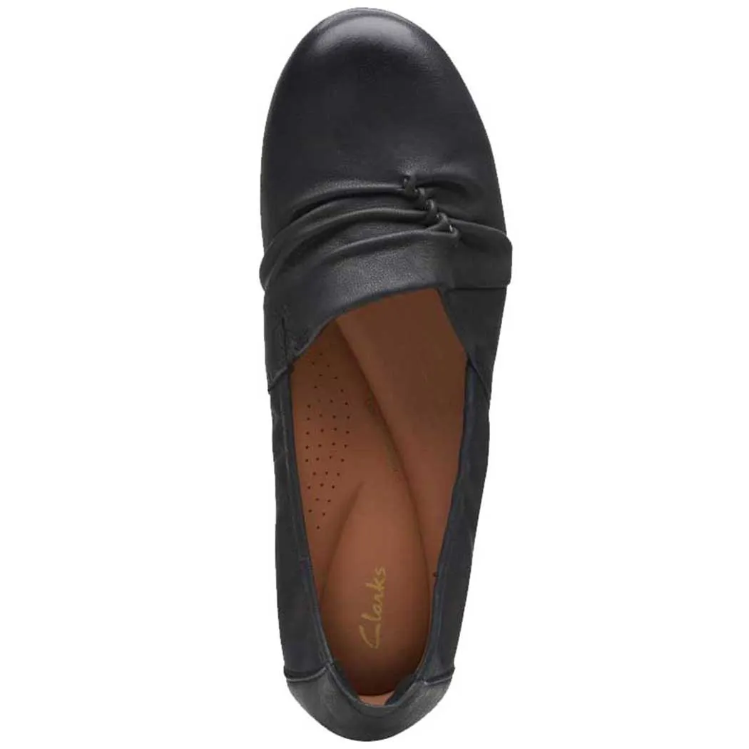Clarks Rena Way Flat Black (Women's)