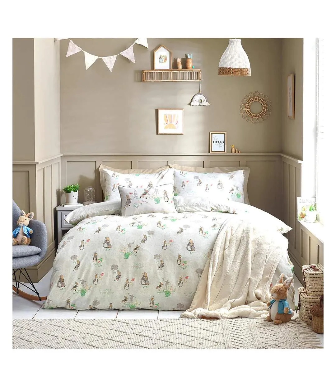 Classic duvet cover set natural Peter Rabbit