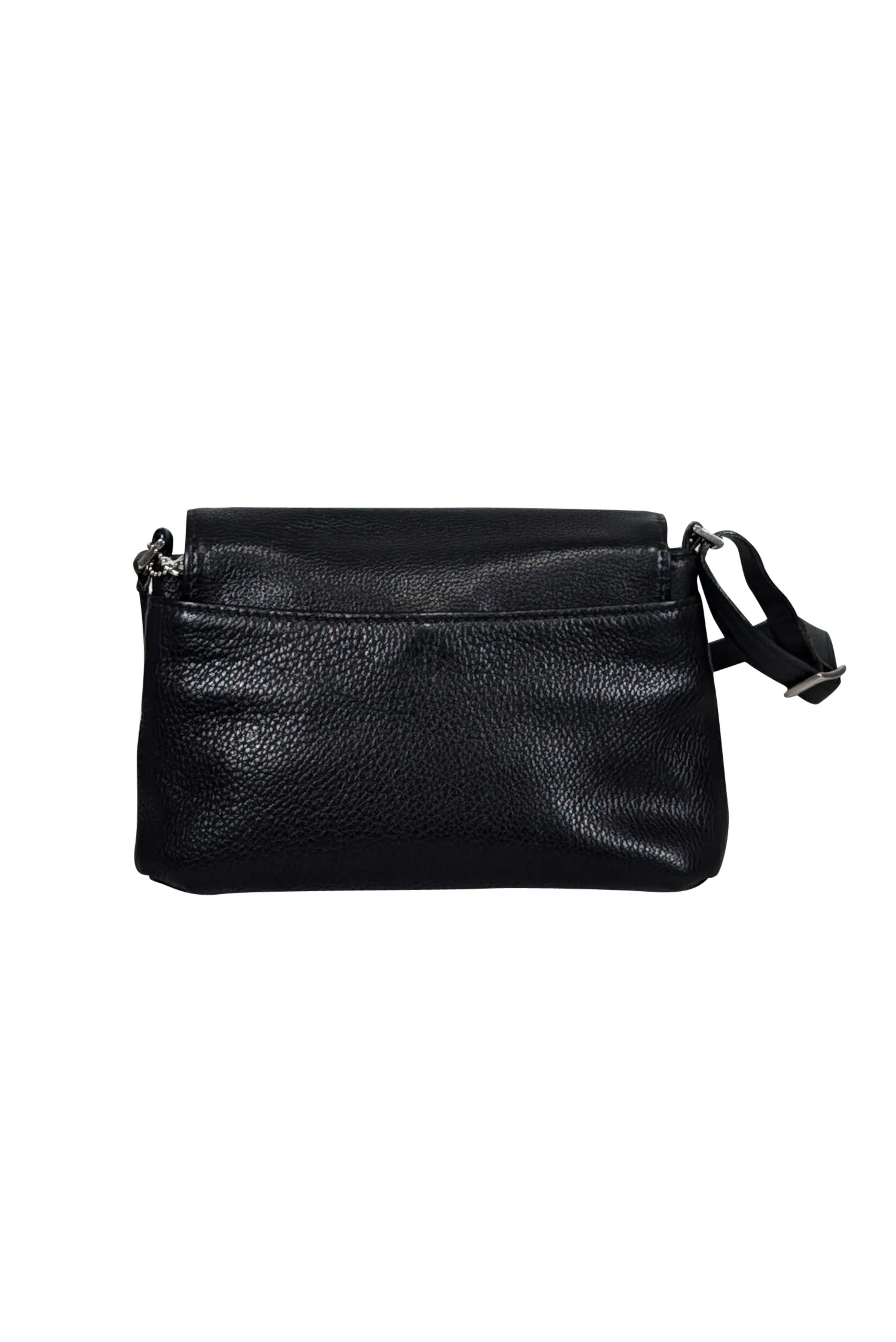 Coach - Black Pebbled Leather Vintage Shoulder Bag