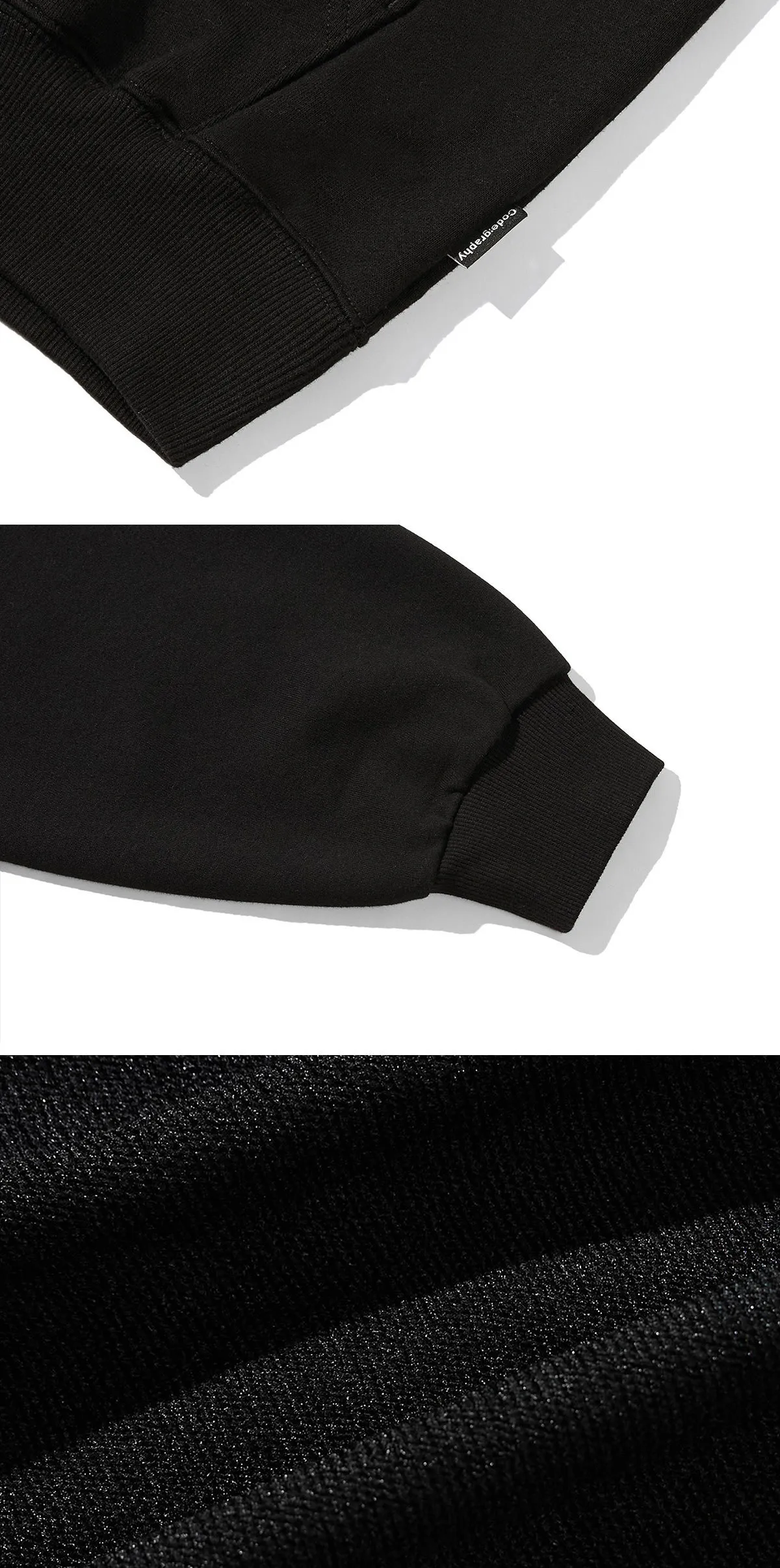 Code graphy  |Unisex Street Style Long Sleeves Plain Cotton Logo