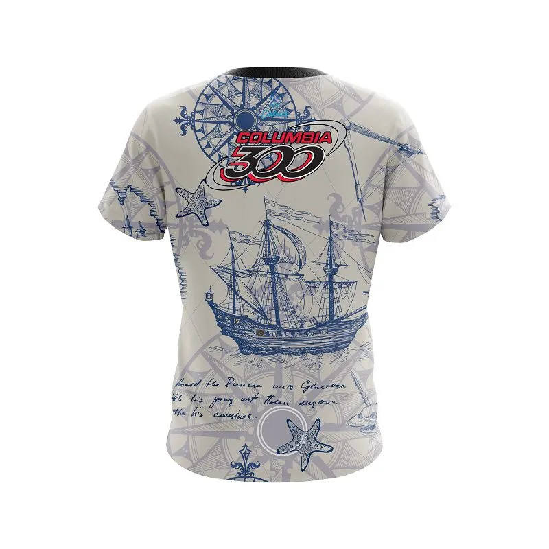 Columbia 300 Nautical Navigation CoolWick Bowling Jersey