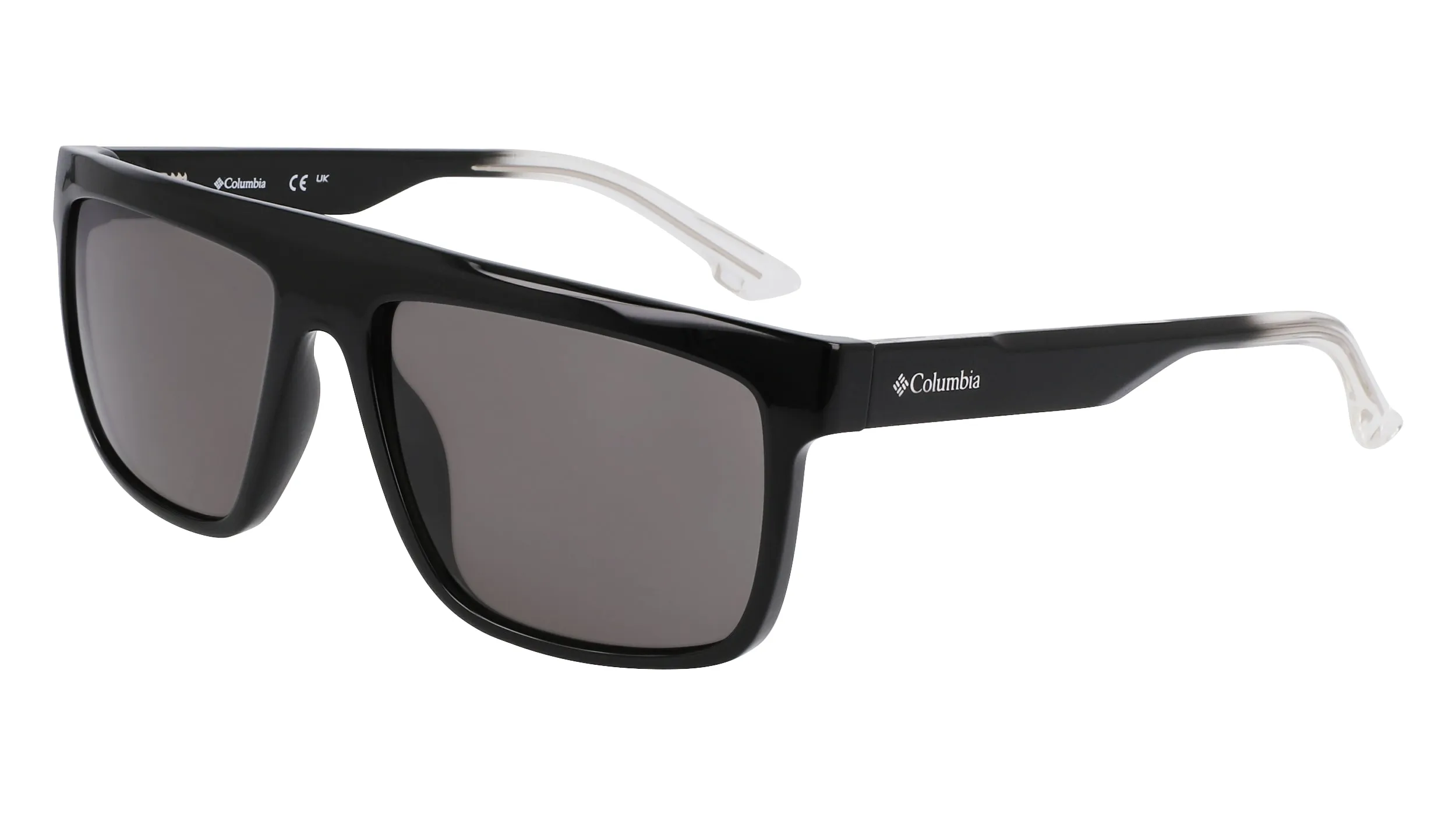 Columbia C569S 002 Sunglasses Men's Matte Black/Blue Rectangle Shape 59-17-145