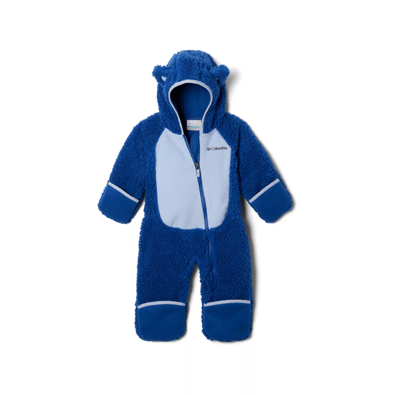 COLUMBIA Foxy Baby Sherpa Bunting Bodysuit - Blue
