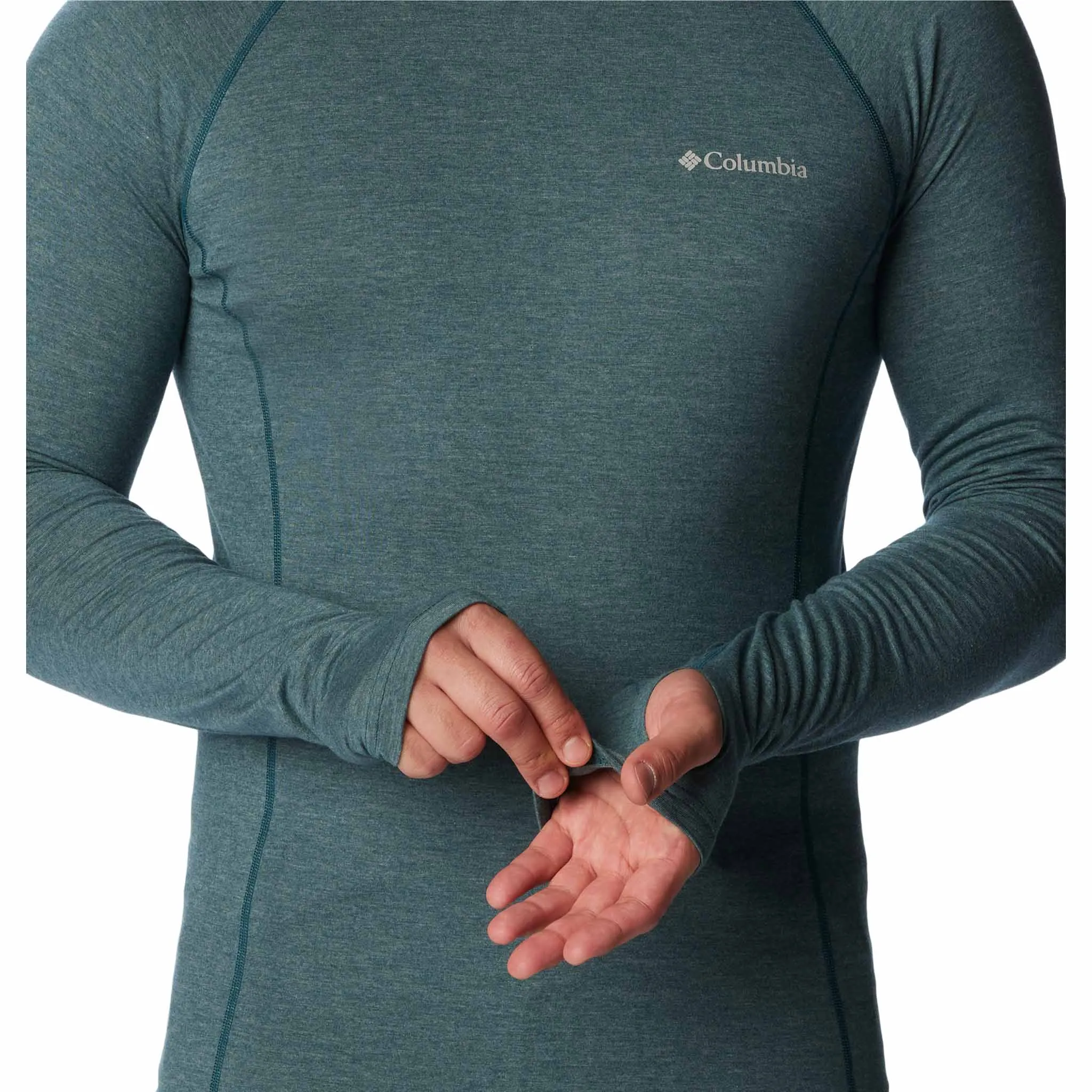 Columbia Tunnel Springs Wool Crew haut à manches longues pour homme