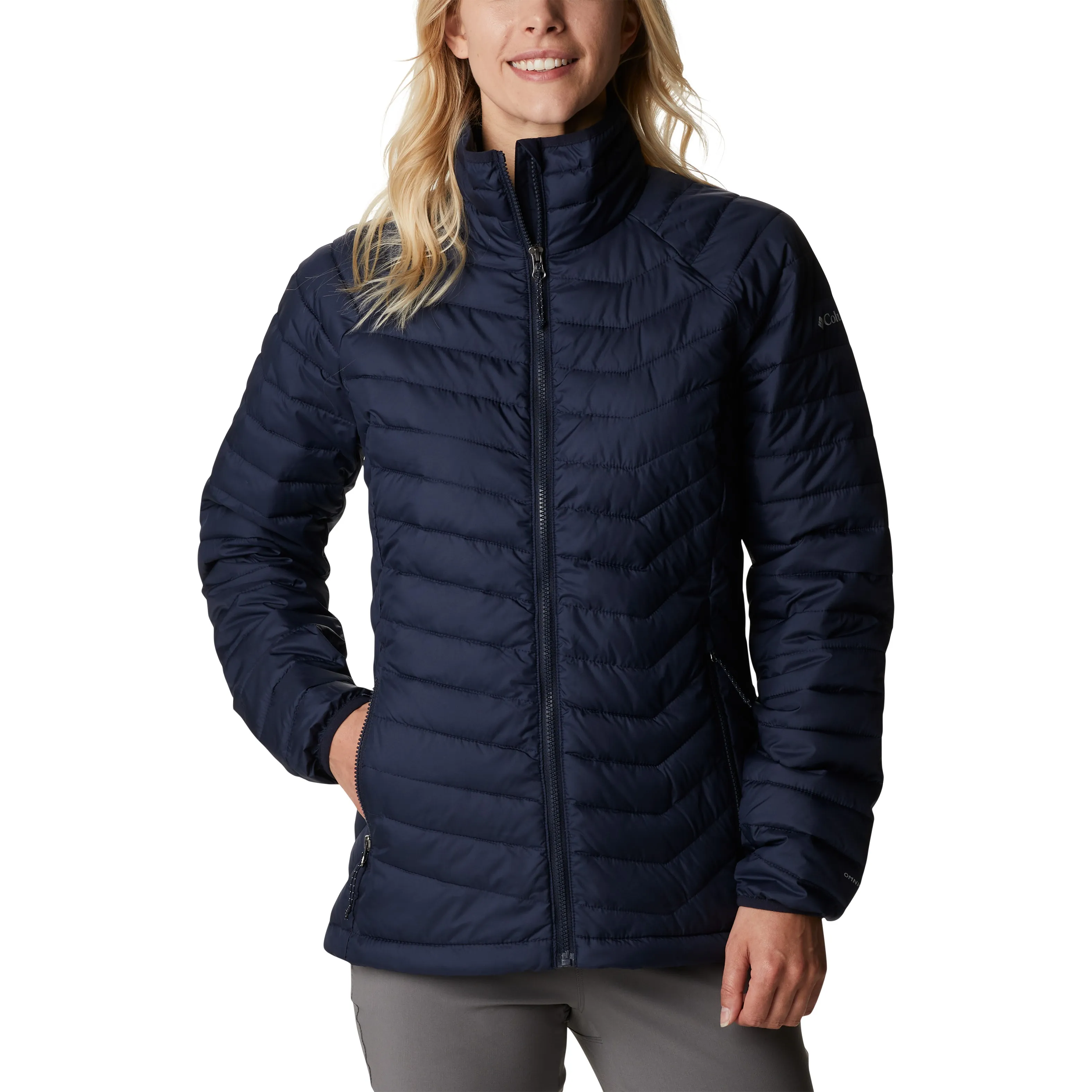 Columbia Women's Powder Lite Jacket Dark Nocturnal | Buy Columbia Women's Powder Lite Jacket Dark Nocturnal here | Out
