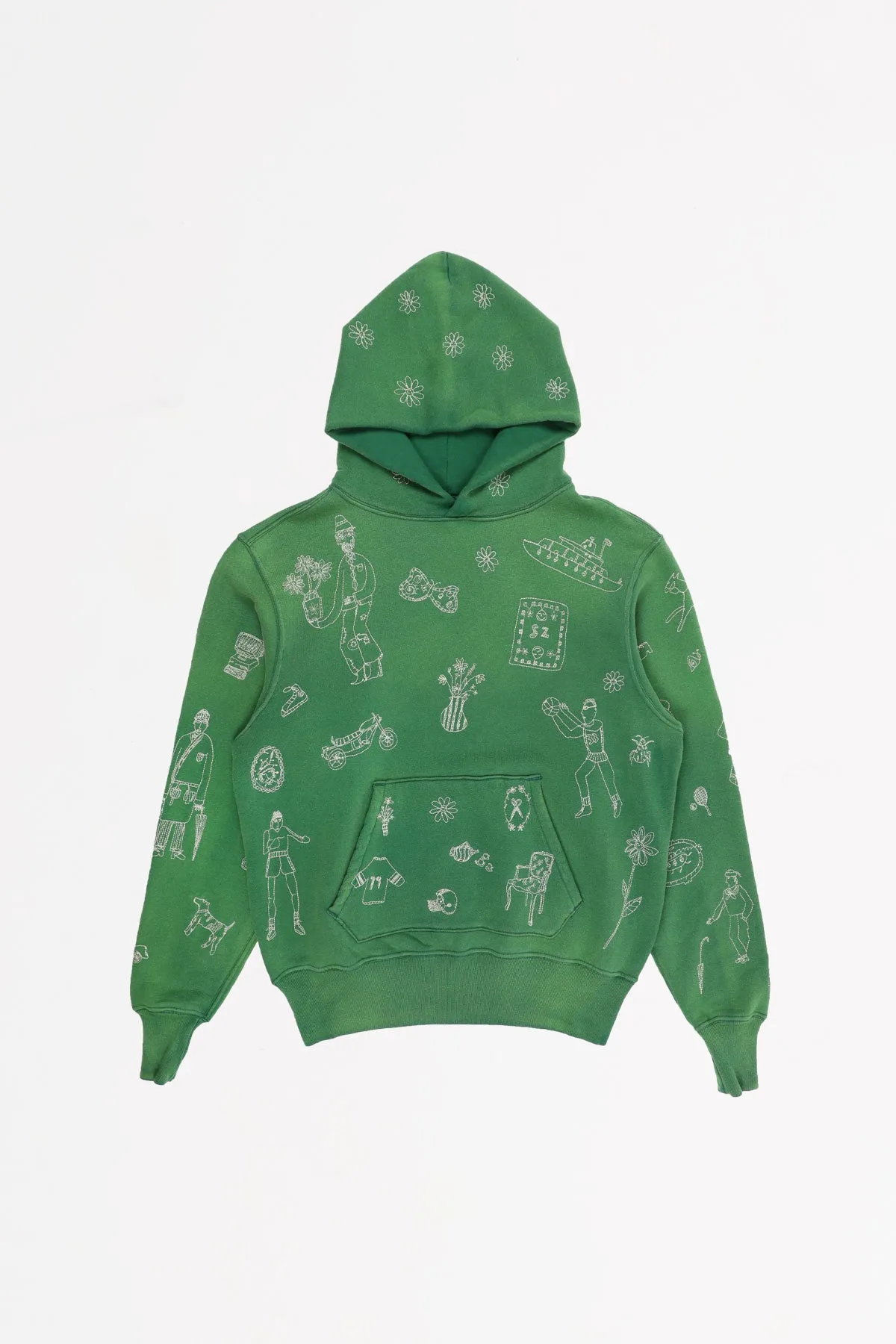 Commune Hoodie - Vintage Green