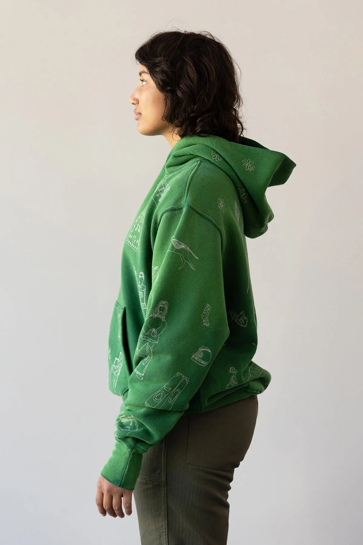 Commune Hoodie - Vintage Green