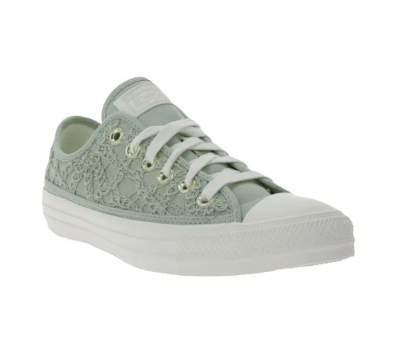 Converse Chuck Taylor All Star OX scarpe da skater da donna cool sneakers basse A06226C verde