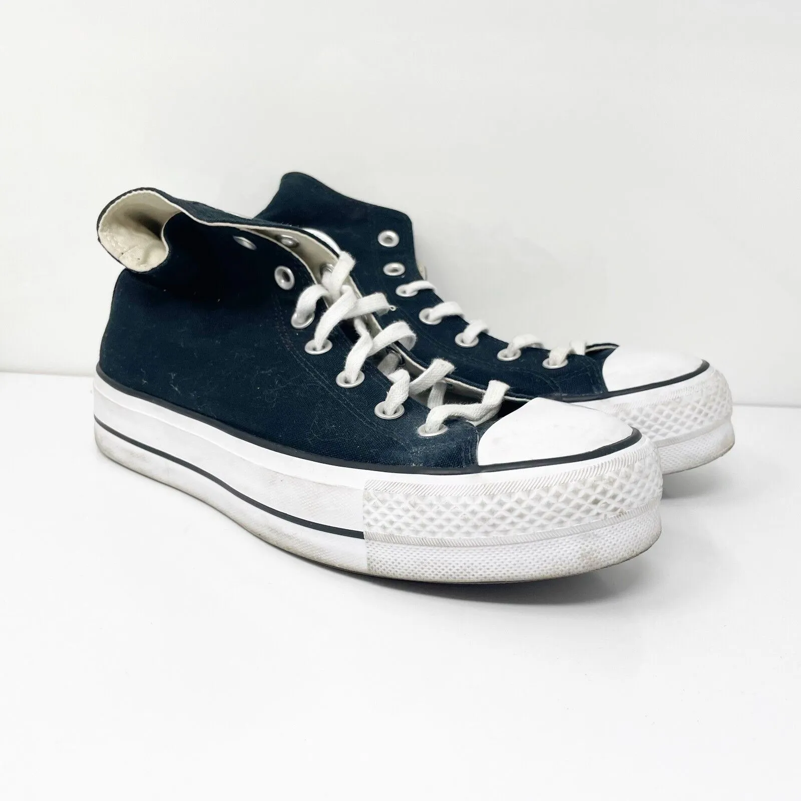 Converse Womens CT All Star Lift Hi 560845C Black Casual Shoes Sneakers Size 9