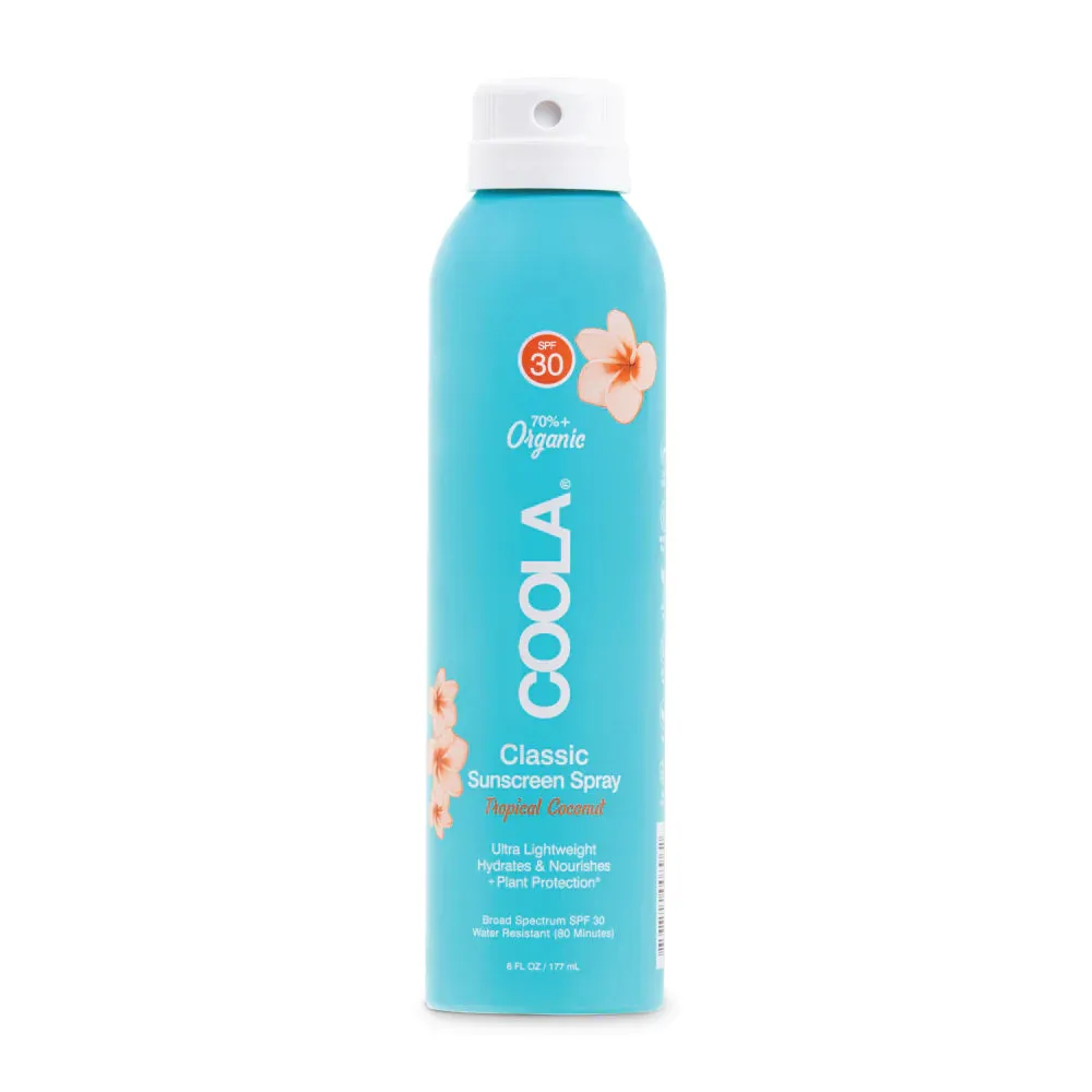COOLA Classic Body Spray Lotion Sunscreen Tropical Coconut SPF30