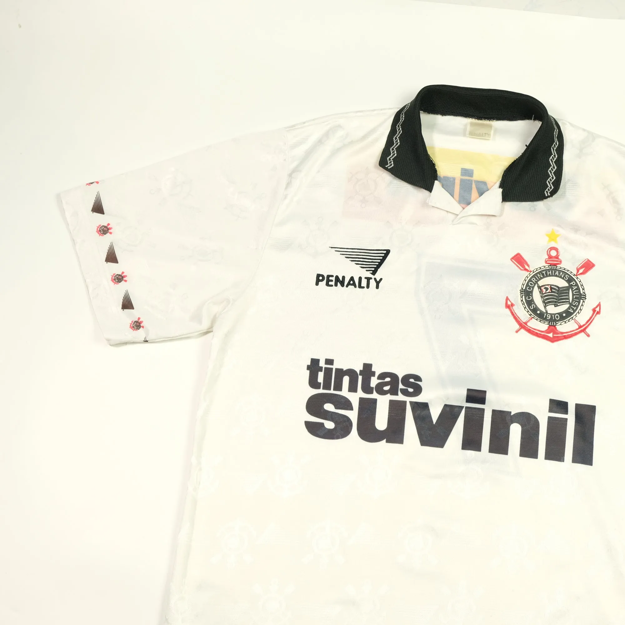 Corinthians (Brazil) Penalty Original 1995 Home Football Shirt Large/XL