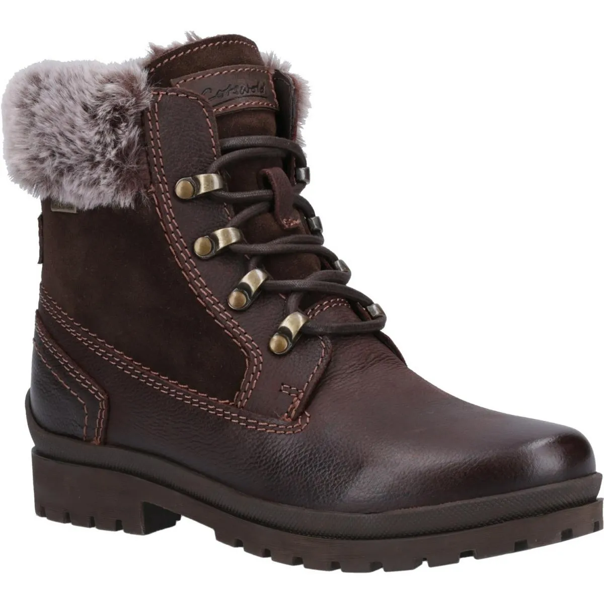 Cotswold Evenlode Ankle Boots Brown