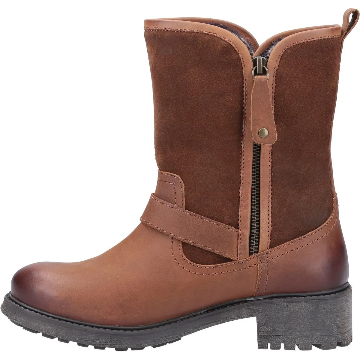 Cotswold Randwick Calf-Length Boots Cognac