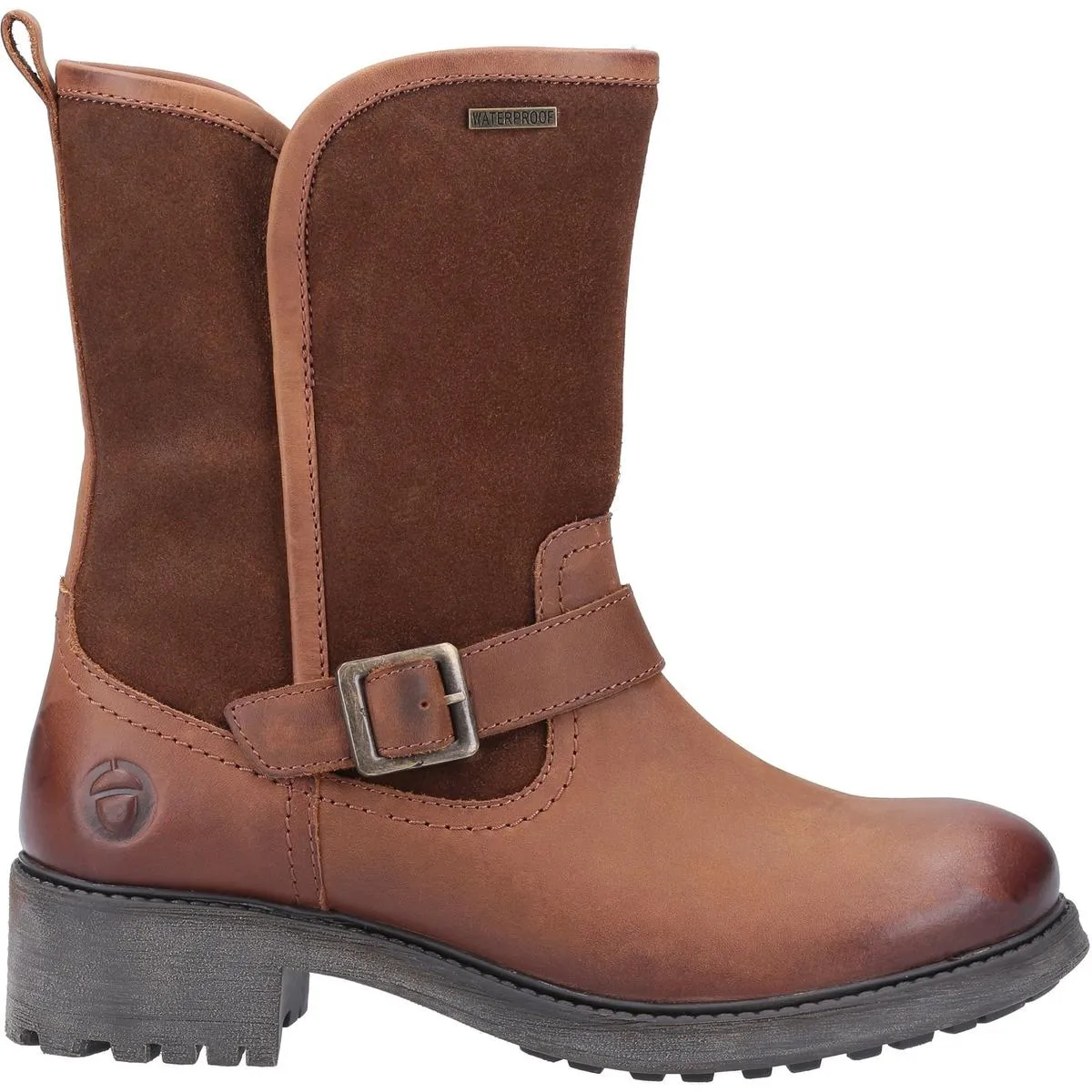 Cotswold Randwick Calf-Length Boots Cognac