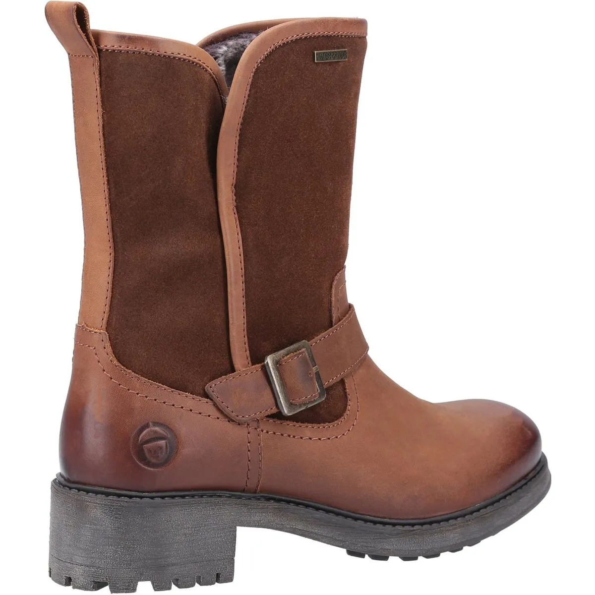 Cotswold Randwick Calf-Length Boots Cognac