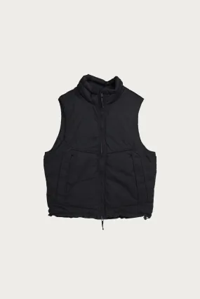 Cotton x Nylon Padded Vest - Black