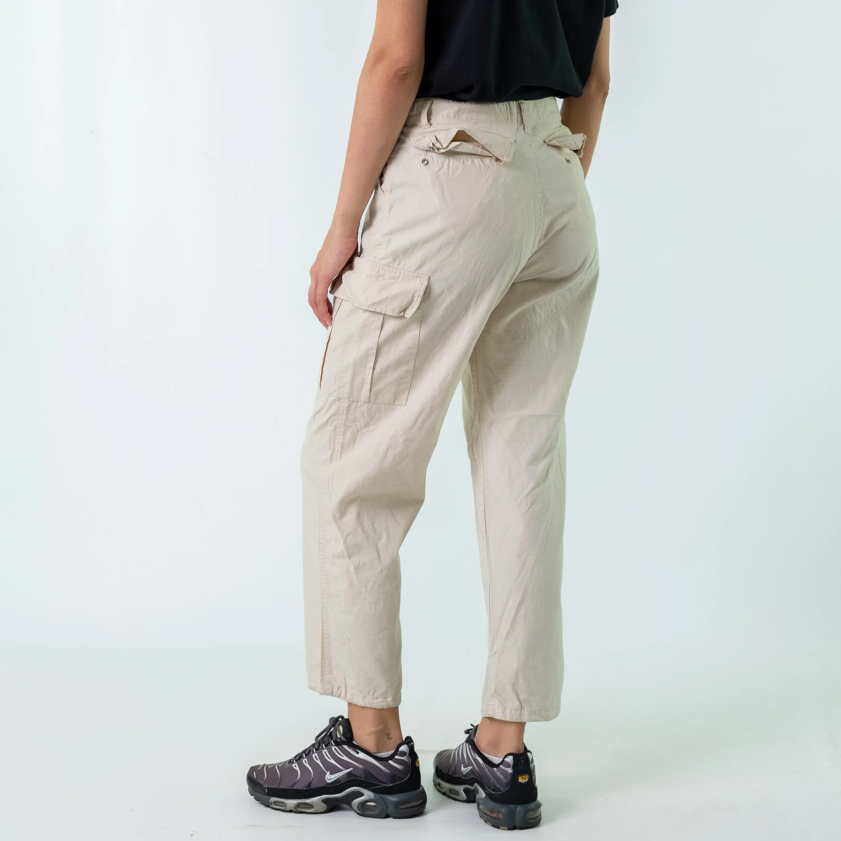 Cream y2ks Carhartt Woven Cargo Pants Baggy Pants (28x28)