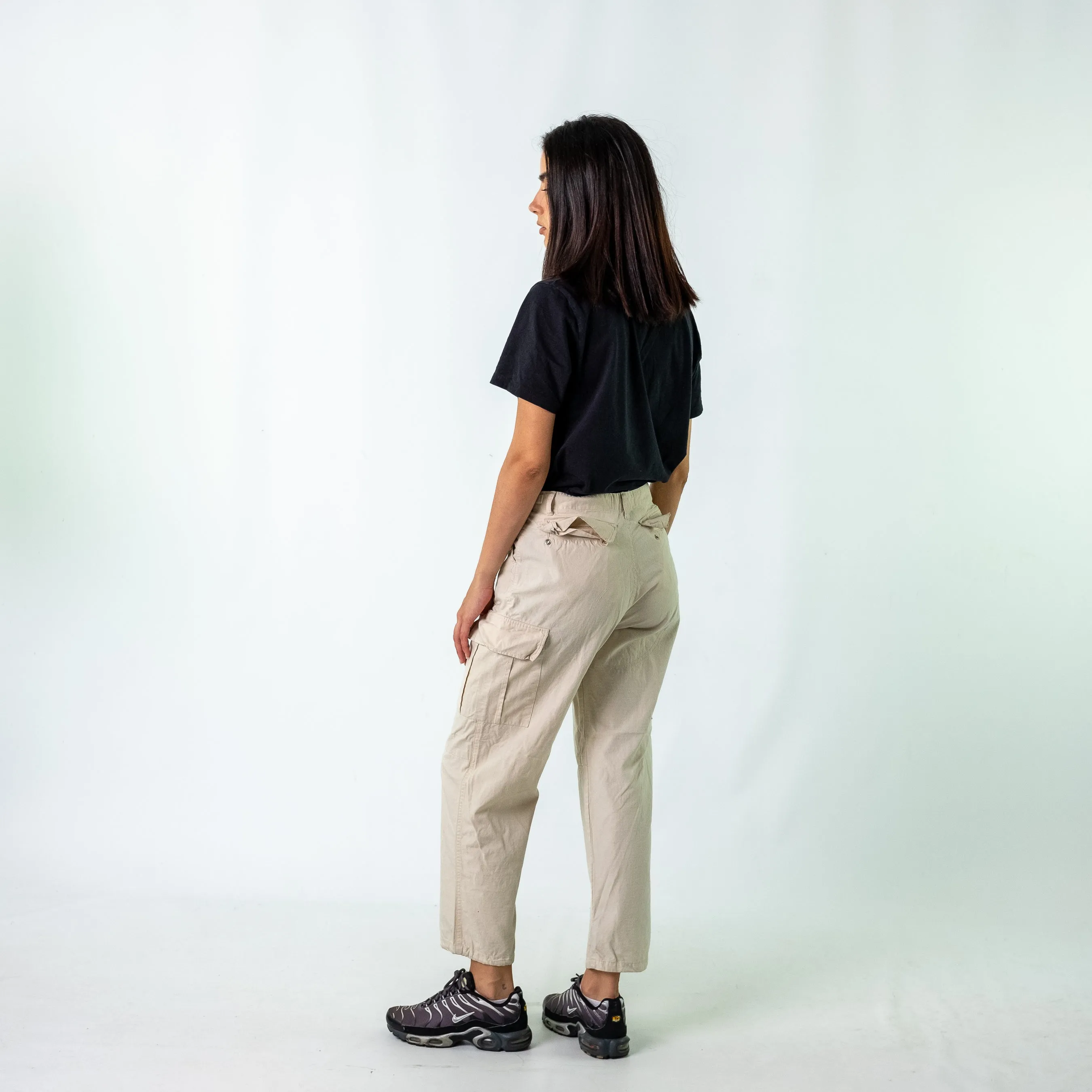 Cream y2ks Carhartt Woven Cargo Pants Baggy Pants (28x28)