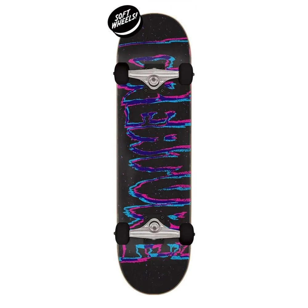 Creature 3D Logo Mini Factory Complete Skateboard Black 7.75