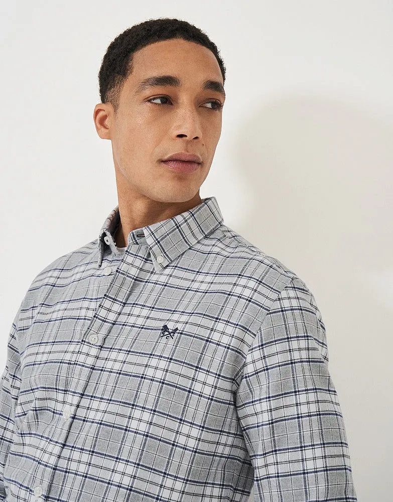 Crew Clothing Anderson Marl Flannel Check Shirt