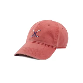 Crossed Hockey Sticks Hat (Nantucket Red)