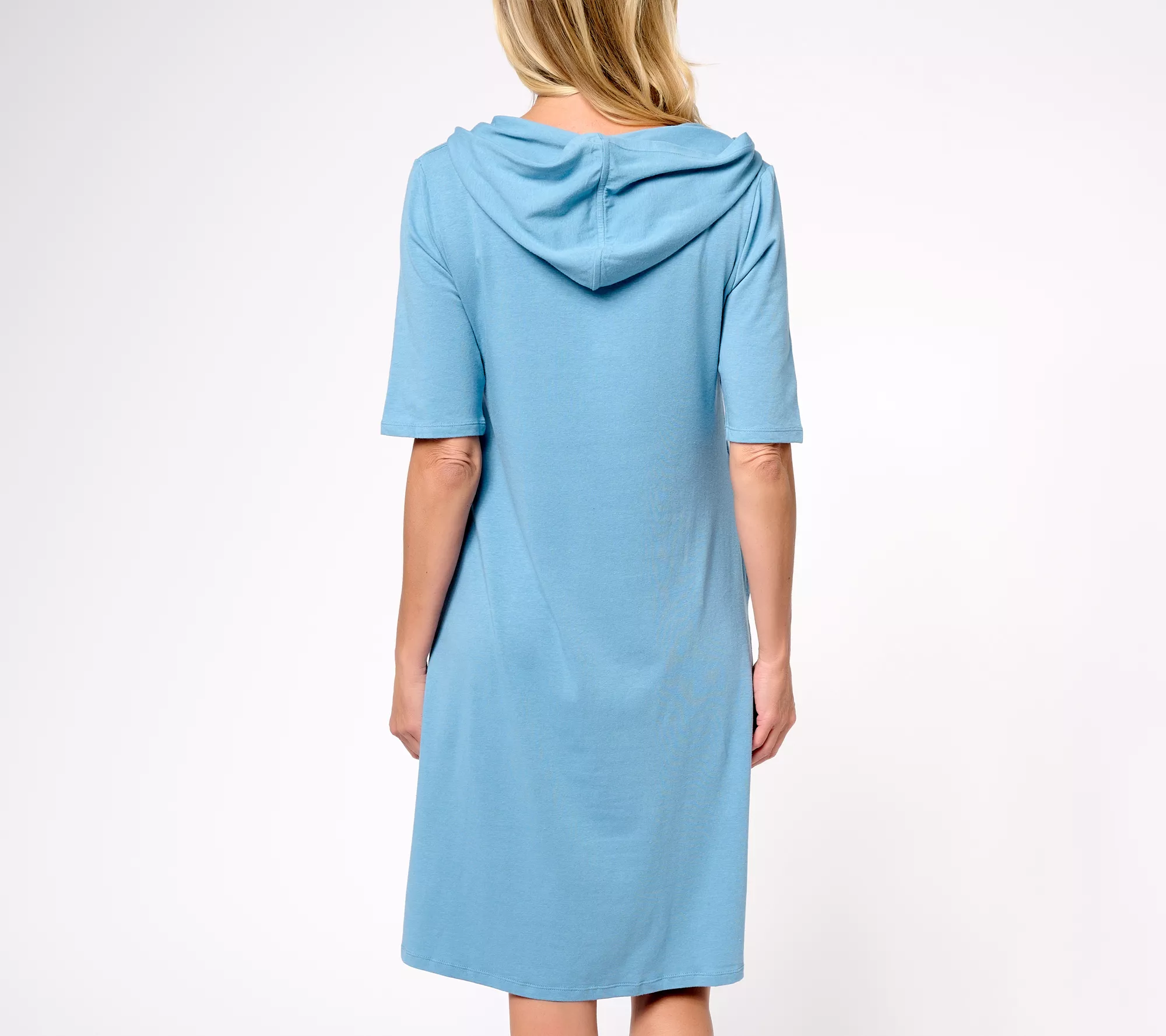 Cuddl Duds Cotton Core Hoodie Lounger Dress