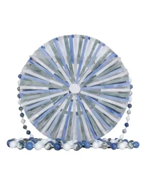 Cult Gaia – Blue, White & Green Round Acrylic Crossbody Bag