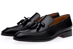 DALTON VINTAGE BLACK LOAFERS