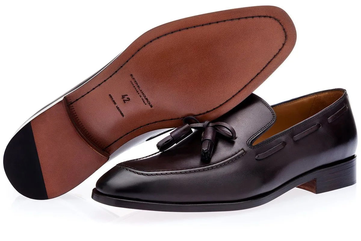 DALTON VINTAGE COCOA LOAFERS