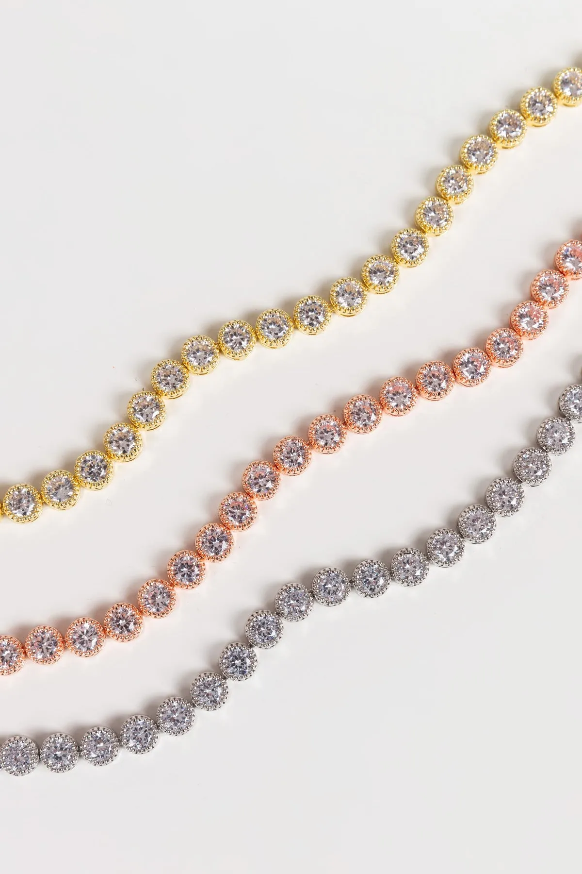 Danna Gold Tennis Bracelet