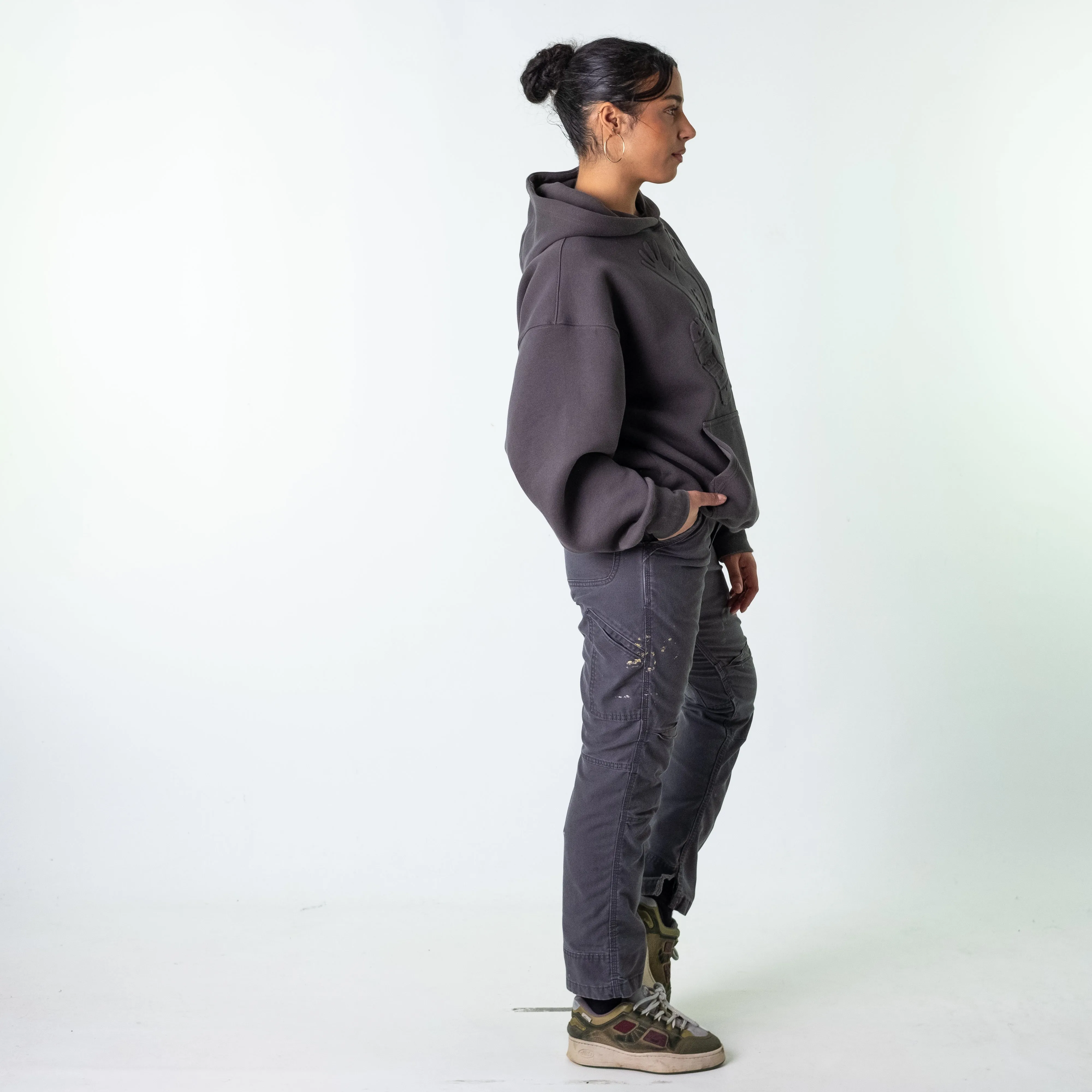 Dark Grey 90s Carhartt  Cargo Skater Trousers Pants Jeans (32x32)