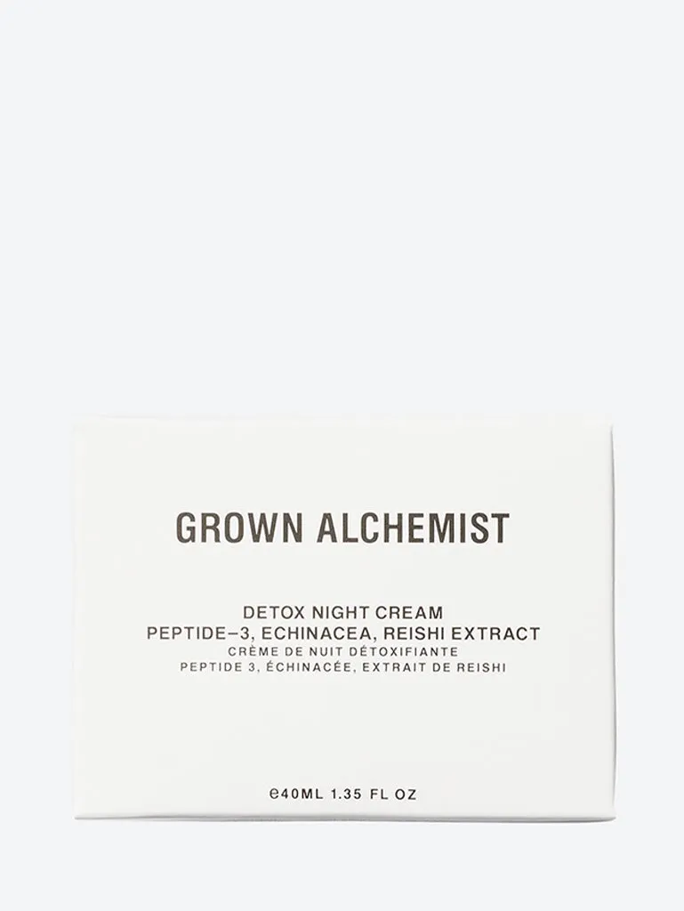 Detox facial night cream