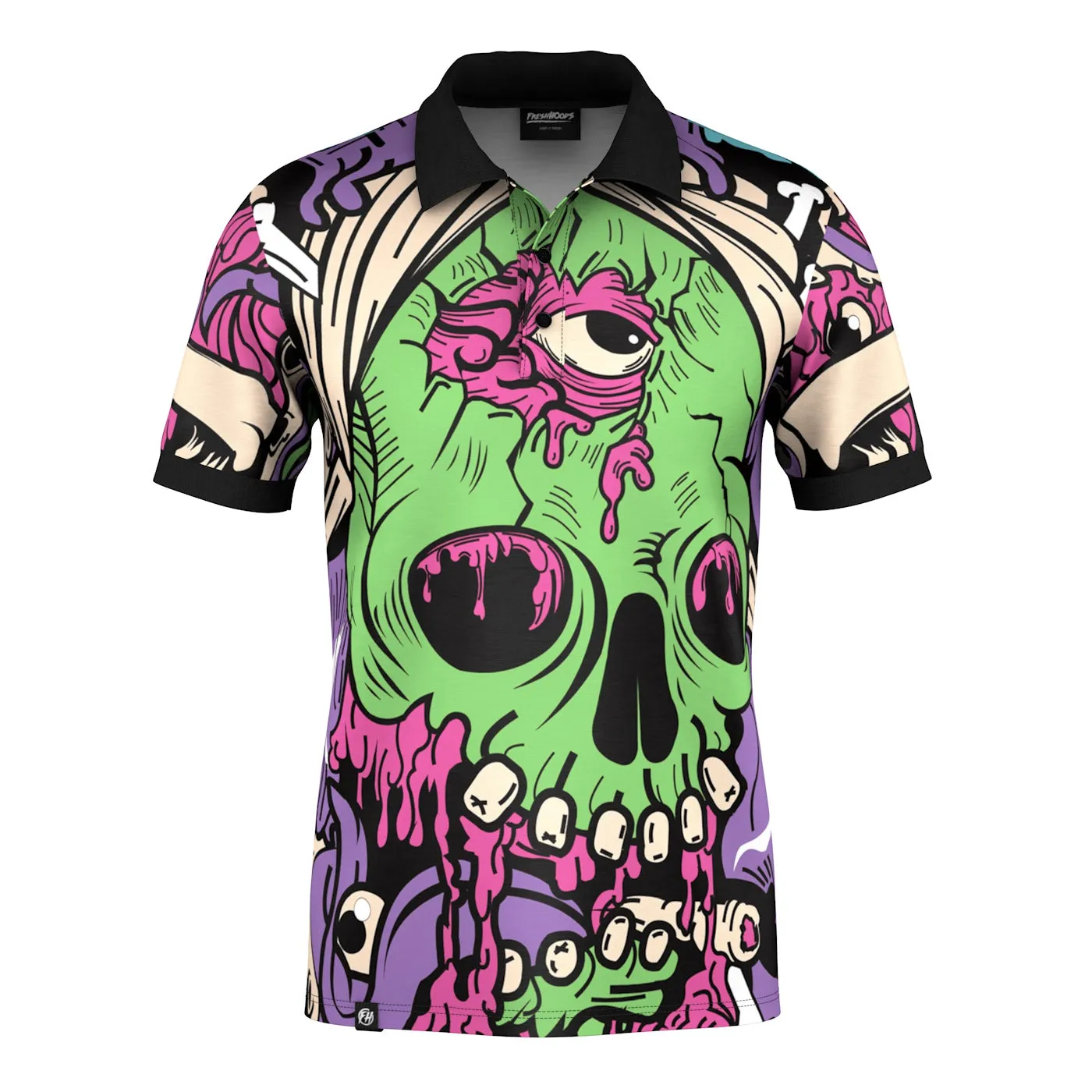 Dirty Skull Polo Shirt