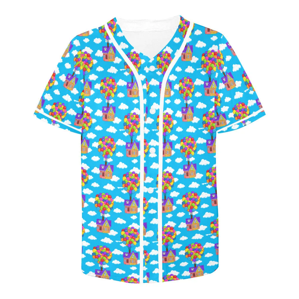 Disney Up Floating House Baseball Jersey