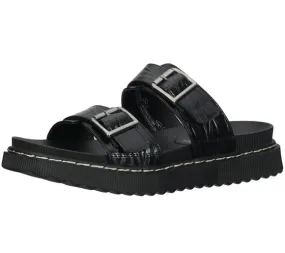 Dockers by Gerli Mules froissées pour femmes à double bride 50SK204-610100 noir