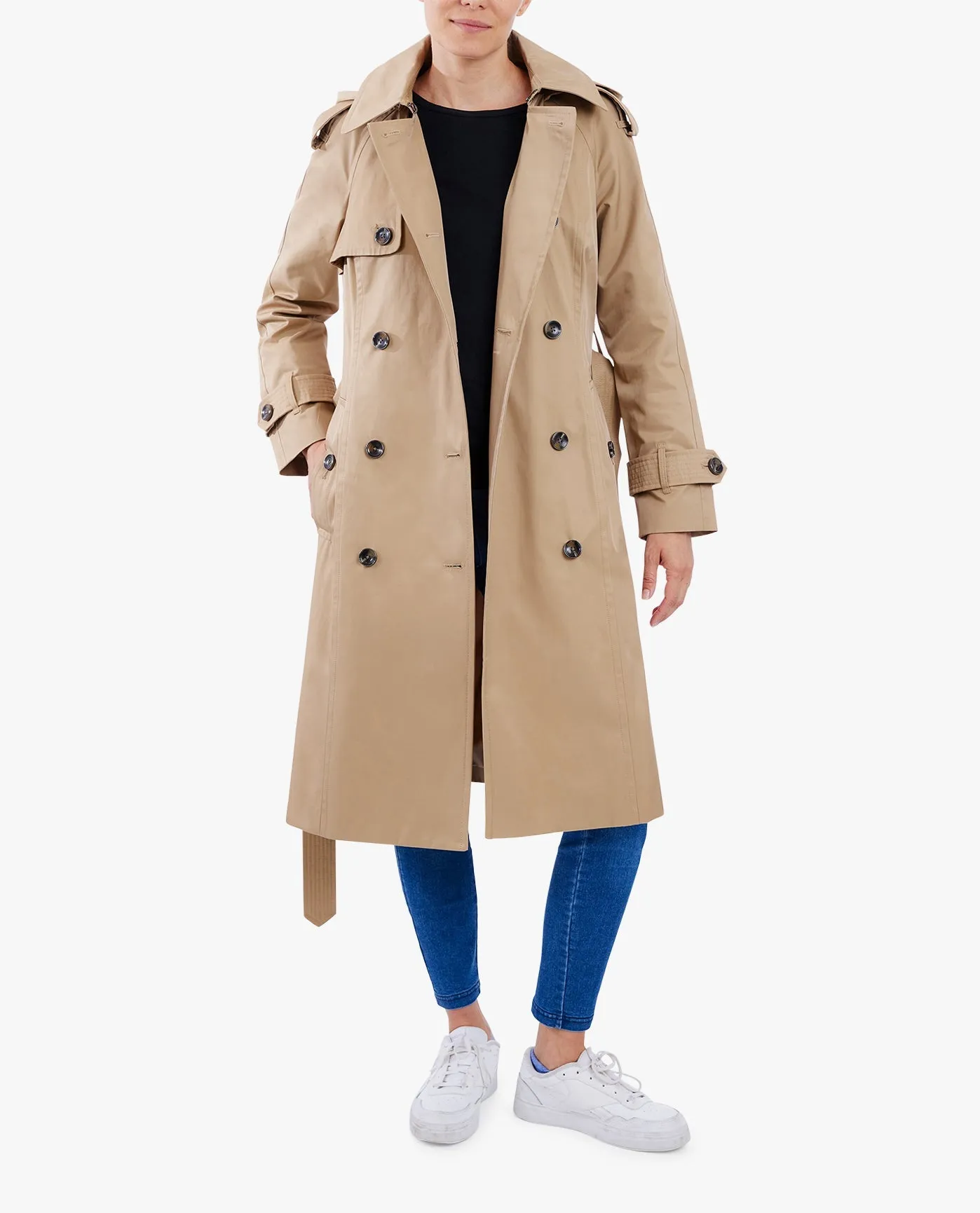 DOUBLE BREASTED RAGLAN TRENCH