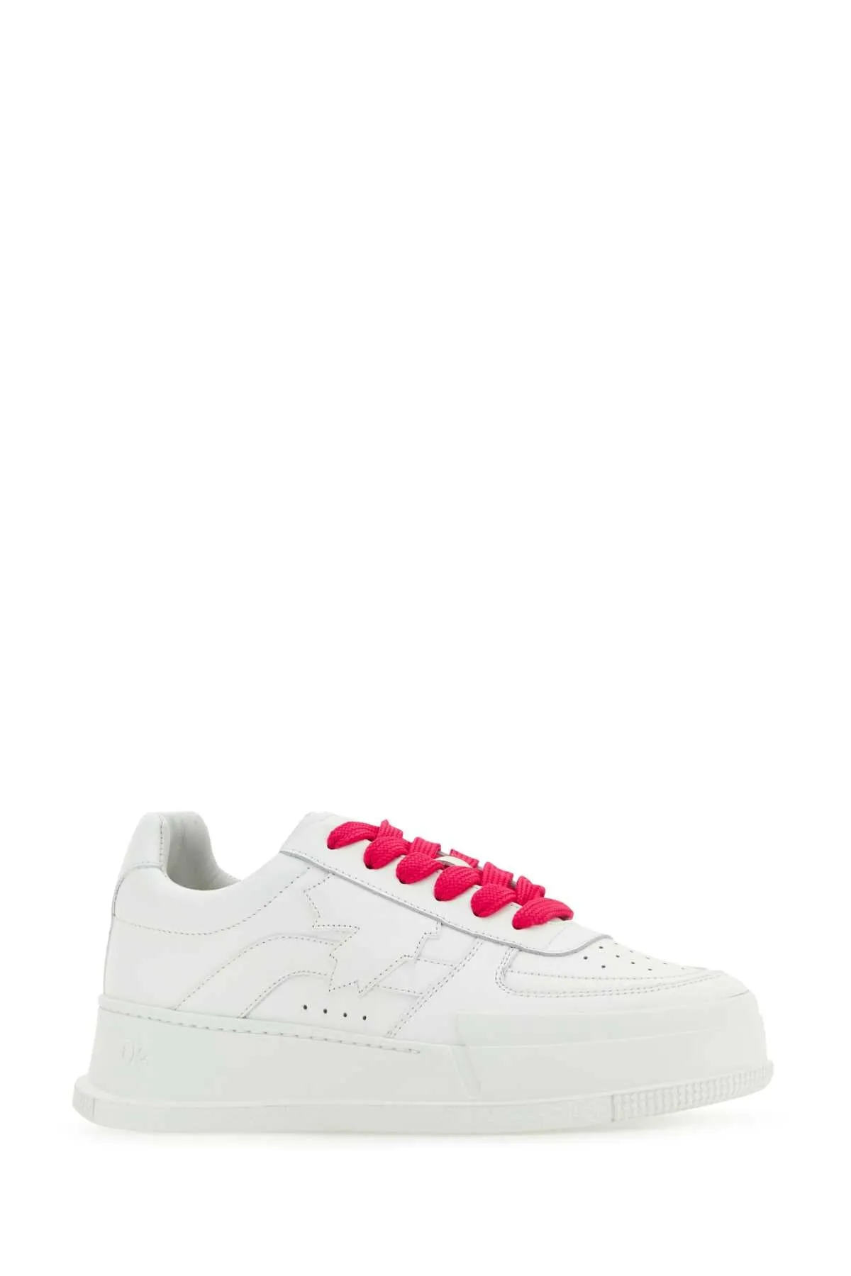 Dsquared White Leather Canadian Sneakers