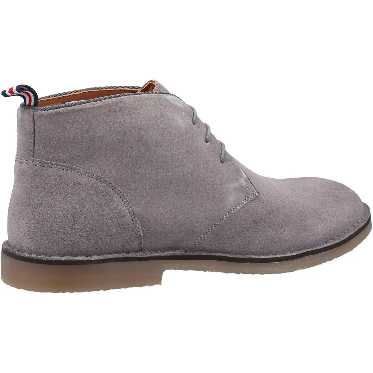 Dune Cash Lace Up Desert Boots Grey