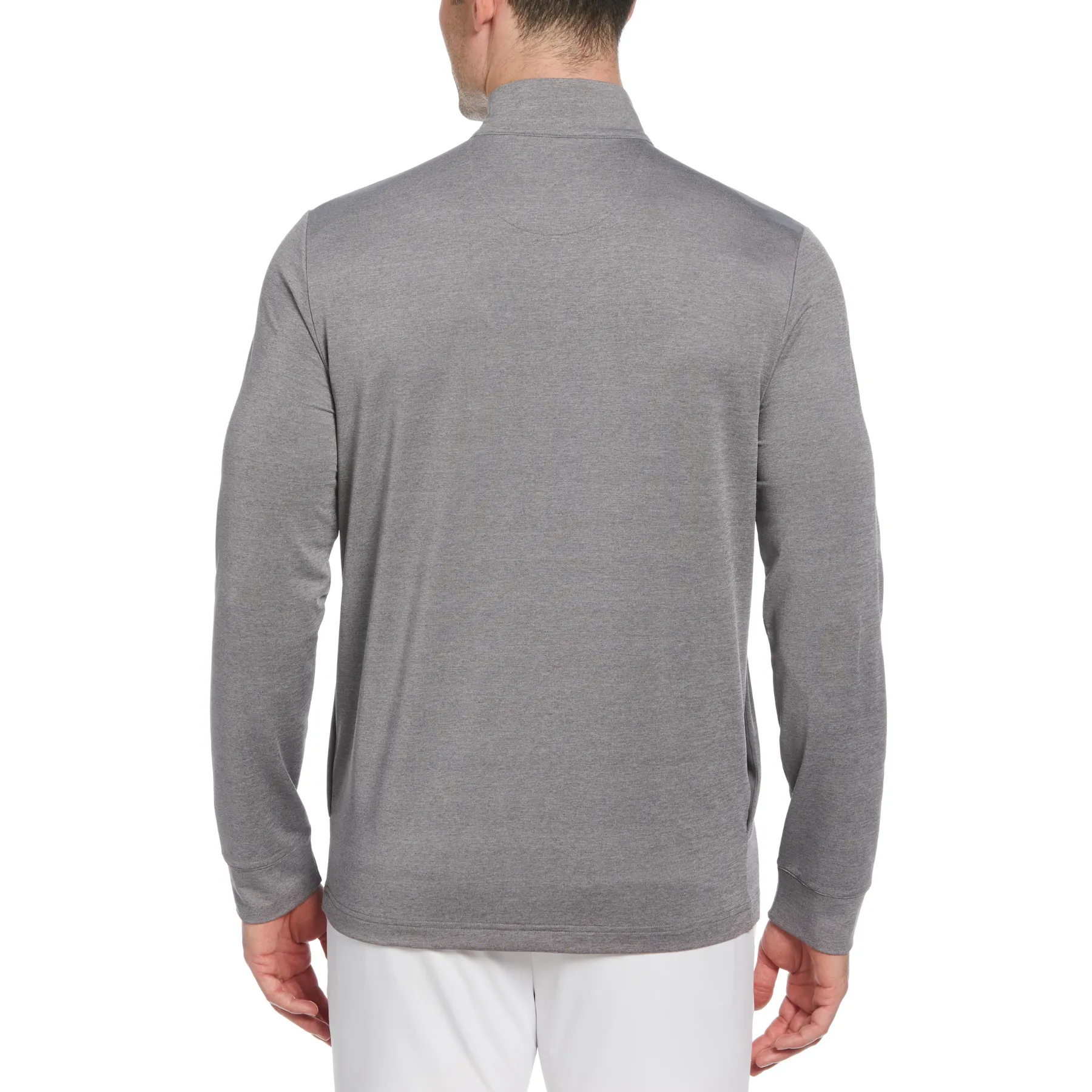 Earl 1/4 Zip Golf Sweatshirt In Quiet Gray Heather