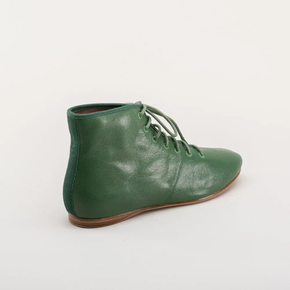 Emma Women's Regency Leather Boots (Green)