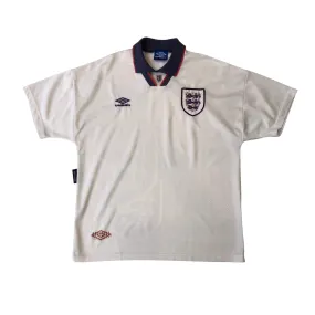 England 1994/1995 Original Umbro Home Football Shirt Large