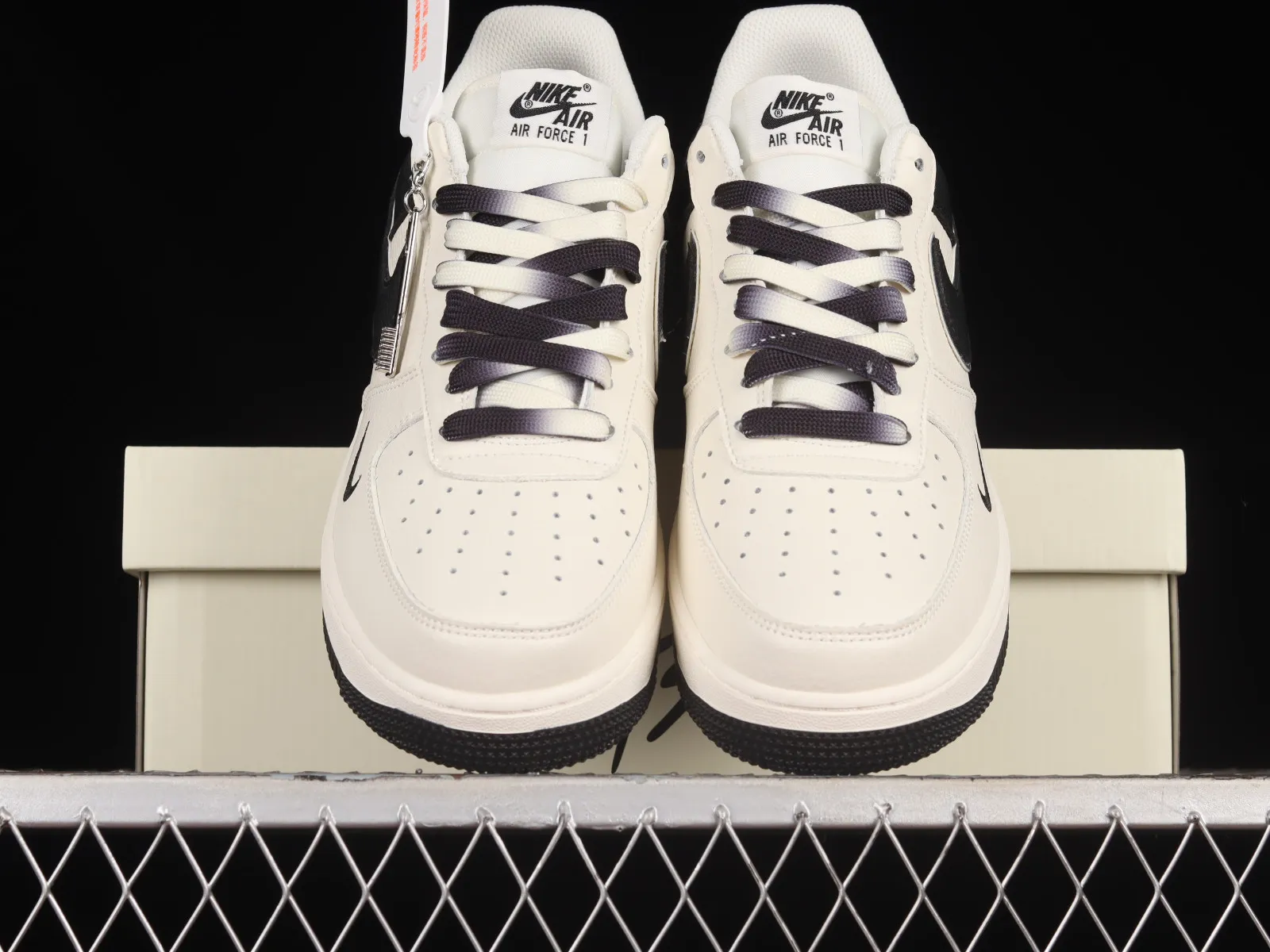 Fat Joe x Nike Air Force 1 07 Low Beige Black lO5636-333