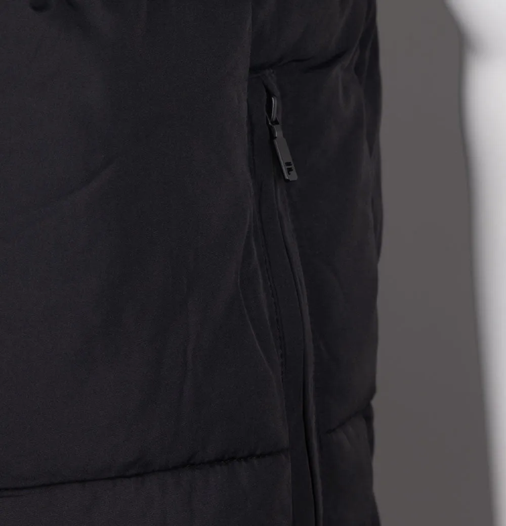 Fila Vintage Mackay Padded Puffer Gilet Black/Yam