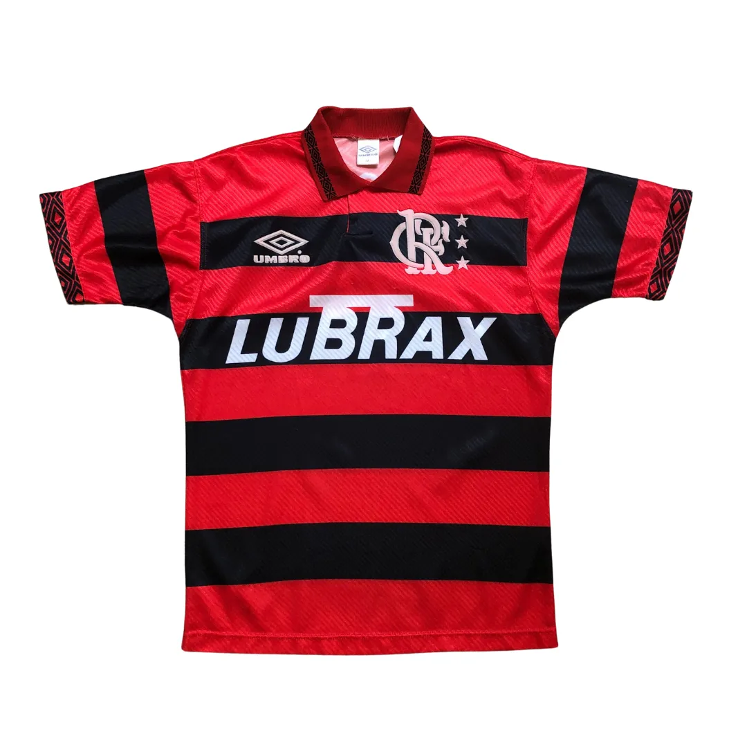 Flamengo Umbro 1994 Lubrax Away Football Shirt Medium