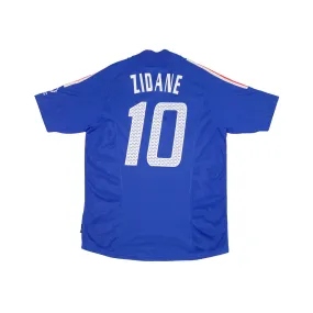 France Original Zidane 2002/2004 Adidas Home Football Shirt Medium/Large